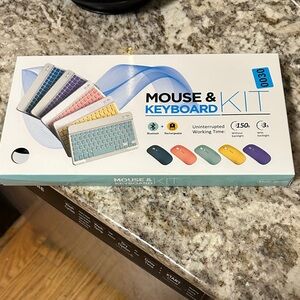 Bluetooth Mouse & Keyboard Kit - Multi-Color